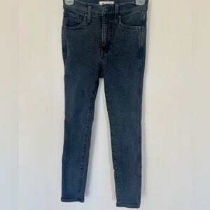 Madewell 10” High Rise Skinny Jean, 24P black